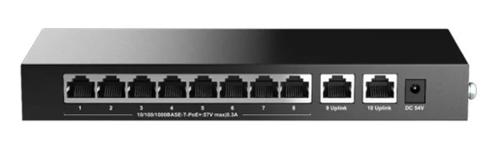 H3C Magic Bs210T-Hp 8 Port Poe+ 2 Port Uplink 10-100-1000 Mbps 110W Me