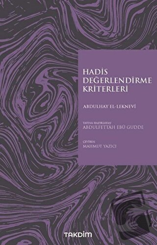 Hadis Değerlendirme Kriterleri - Abdulhay El-Leknevi - Takdim - Fiyatı