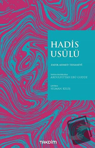 Hadis Usülü - Zafer Ahmed Tehanevi - Takdim - Fiyatı - Yorumları - Sat