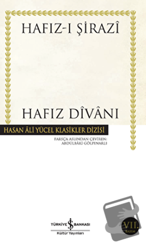 Hafız Divanı - Hafız-ı Şirazi - İş Bankası Kültür Yayınları - Fiyatı -