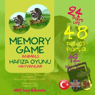 Hafıza Oyunu Hayvanlar - Hanife Koşar - HNT Toys & Books - Fiyatı - Yo