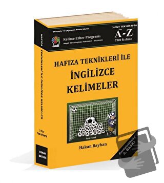 Hafıza Teknikleri ile İngilizce Kelimeler - 3 Cilt Tek Kitapta - Hakan