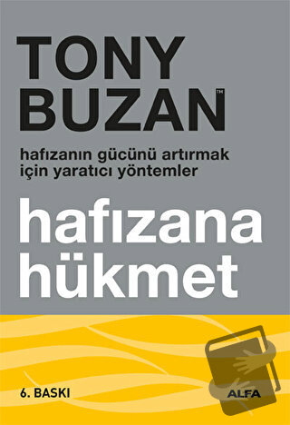 Hafızana Hükmet - Tony Buzan - Alfa Yayınları - Fiyatı - Yorumları - S