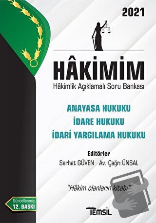 Hakimim Anayasa Hukuku İdare Hukuku İdari Yargılama Hukuku Hakimlik Aç