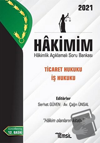 Hakimim Ticaret Hukuku İş Hukuku Hakimlik Açıklamalı Soru Bankası 2021