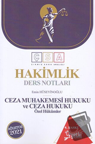 Hakimlik Ders Notları Ceza Muhakemesi Hukuku ve Ceza Hukuku Özel Hüküm