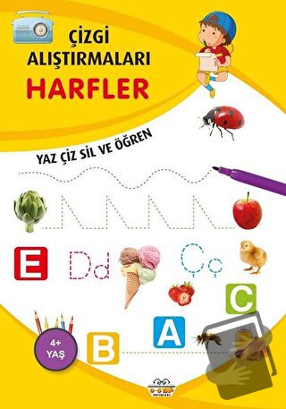 Harfler - Çizgi Alıştırmaları - Emine Ulusoy - 0-6 Yaş Yayınları - Fiy