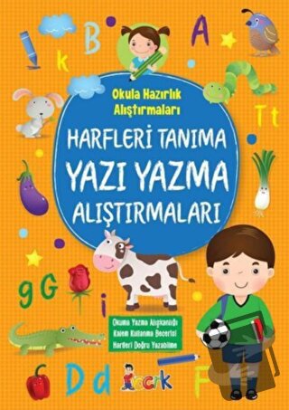 Harfleri Tanıma Yazı Yazma Alıştırmaları - Tuba Öztürk - Bıcırık Yayın