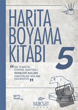 Harita Boyama Kitabı 5 - Veli Kural - Maksat Kitap - Fiyatı - Yorumlar