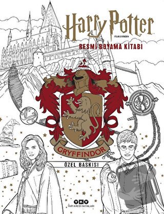 Harry Potter Filmlerinden Resmi Boyama Kitabı - Gryffindor Özel Baskıs