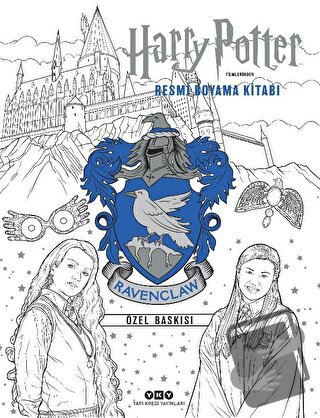 Harry Potter Filmlerinden Resmi Boyama Kitabı - Ravenclaw Özel Baskısı