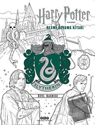 Harry Potter Filmlerinden Resmi Boyama Kitabı - Slytherin Özel Baskısı