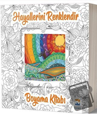 Hayallerini Renklendir - Boyama Kitabı - Kolektif - Nisan Kitabevi - F