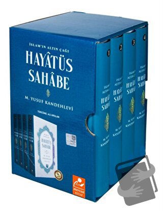 Hayatüs Sahabe (4 Cilt Takım Kutulu) (Ciltli) - M. Yusuf Kandehlevi - 