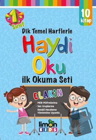 Haydi Oku - 1. Sınıf İlk Okuma Seti (10 Cilt Takım) - Kolektif - limon