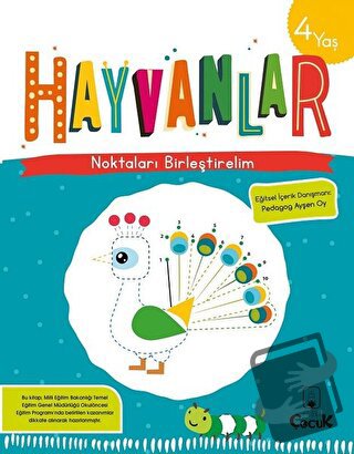 Hayvanlar - Noktaları Birleştirelim (4 Yaş) - Kolektif - Floki Çocuk -