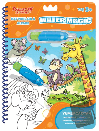 Hayvanlarla Alfabe - Yeni Water Magic - Kolektif - Yumurcak Yayınları 