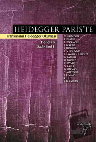 Heidegger Paris'te - Constantin V. Boundas - Otonom Yayıncılık - Fiyat