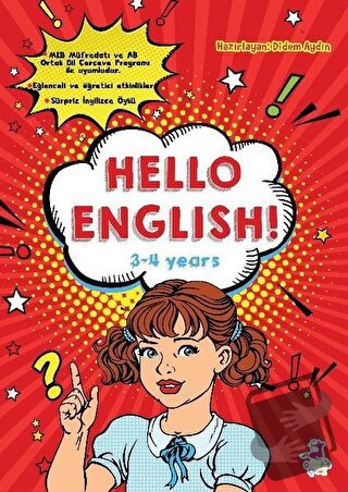 Hello English! 3-4 Years - Didem Aydın - Olimpos Çocuk - Fiyatı - Yoru