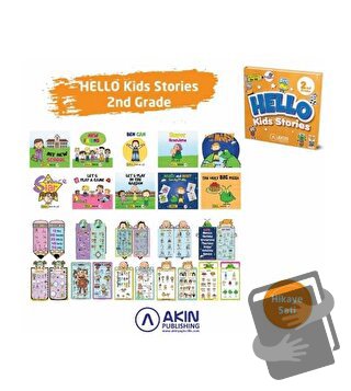 Hello Kids Stories 2nd Grade (Ciltli) - Bilge Bağcı - Akın Yayıncılık 