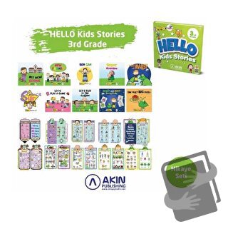 Hello Kids Stories 3nd Grade (Ciltli) - Bilge Bağcı - Akın Yayıncılık 