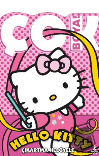 Hello Kitty - Çok Boya! Çıkartmalı Dev Boyama Kitabı - Kolektif - Doğa