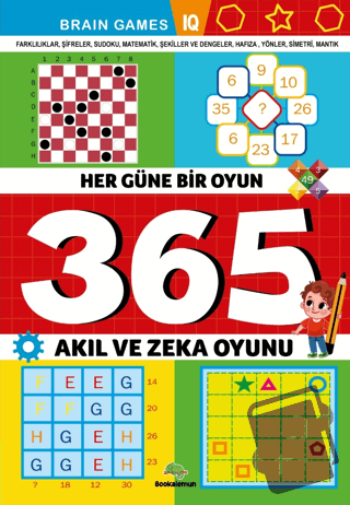 Her Güne Bir Oyun 365 Akıl ve Zeka Oyunu - Can Demir - Bookalemun Yayı