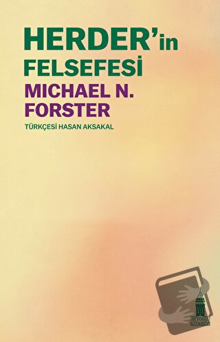 Herder'in Felsefesi - Michael N. Forster - Beyoğlu Kitabevi - Fiyatı -