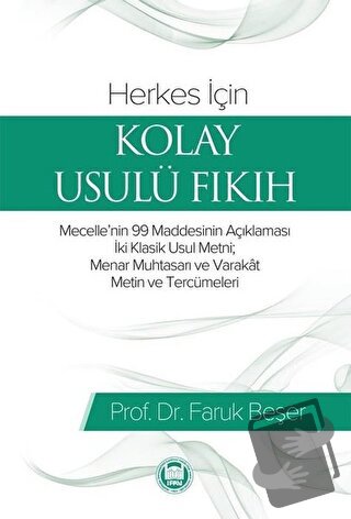 Herkes İçin Kolay Usulü Fıkıh - Faruk Beşer - Marmara Üniversitesi İla