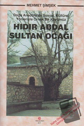 Hıdır Abdal Sultan Ocağı - Mehmet Şimşek - Can Yayınları (Ali Adil Ata