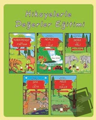 Hikayelerle Değerler Eğitimi Seti (5 Kitap Takım) - Özkan Yaman - Yarı