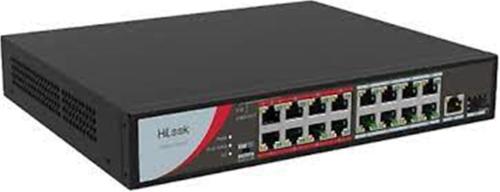 Hilook Ns-0318P-130(B) 16 Port 10-100 Poe Switch 1X1000 Mbps Rj45 Port