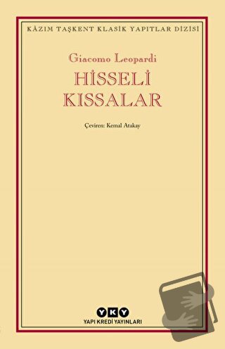 Hisseli Kıssalar - Giacomo Leopardi - Yapı Kredi Yayınları - Fiyatı - 