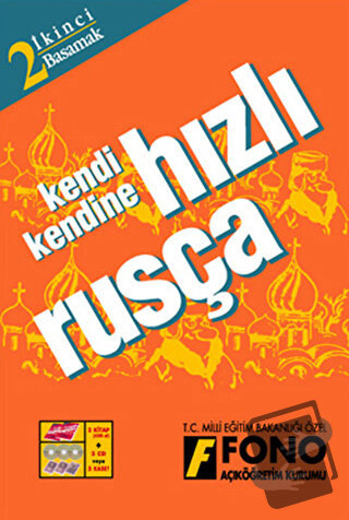 Hızlı Rusça 2. Basamak (2 kitap + 3 CD) - Kolektif - Fono Yayınları - 