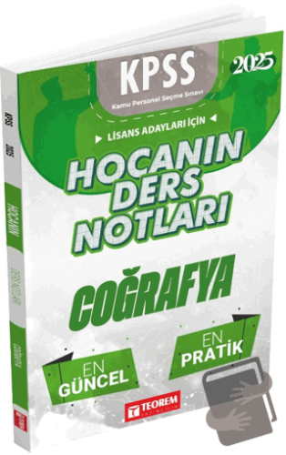 Hocanın Ders Notları Coğrafya - Kolektif - Teorem Yayıncılık - Fiyatı 