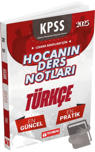 Hocanın Ders Notları Türkçe - Kolektif - Teorem Yayıncılık - Fiyatı - 