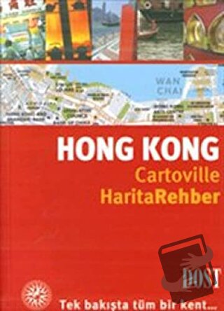 Hong Kong Cartoville Harita Rehber - Alice Li - Dost Kitabevi Yayınlar