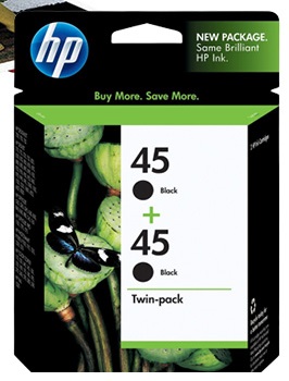 Hp 45 Black Siyah 42Ml 51645Aa 2Li Paket Kartuş Cc625A - - Hp - Fiyatı