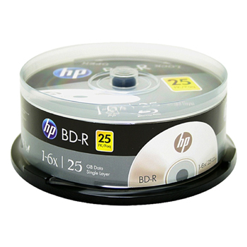 Hp Blu-Ray Bd-R 6X 25Gb 25Li Cake Box Printable - - Hp - Fiyatı - Yoru