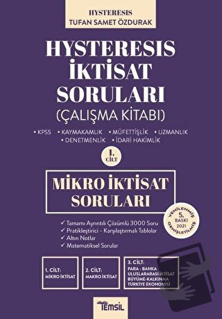 Hysteresis İktisat Soruları Cilt 1 - Mikro İktisat - Tufan Samet Özdur