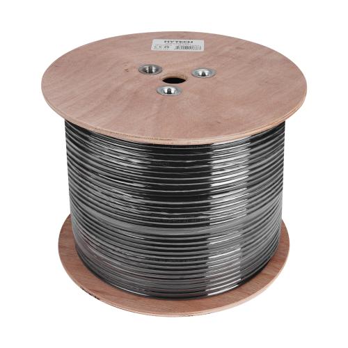 Hytech Hy-Cat619 Outdoor305Mt Gri-Siyah 0,51Mm 23Awg Utp Cat6 Dış Orta