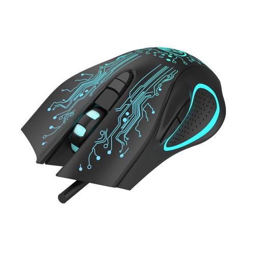 Hytech Hy-X8 3200Dpı Rgb 6 Button Eagle Siyah Gaming Oyuncu Mouse (1.5