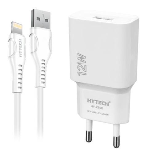 Hytech Hy-Xt50M 12W 5V 2.4A Micro Usb Kablolu Beyaz Kablo + Ev Şarj Ad