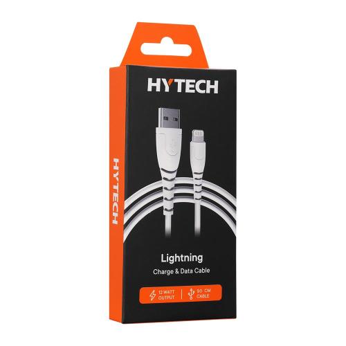 Hytech Hy-Xtk20 2.4A Lightning 90Cm Beyaz Hızlı Şarj Kablosu - - Hytec