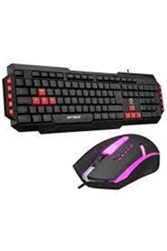 Hytech Hyk-46 Combo Siyah Usb Kırmızı Tuşlu Q Gaming Oyuncu Klavye +Mo