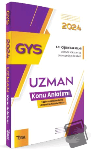 İçişleri Bakanlığı Görevde Yükselme ve Ünvan Değişikliği Sınavı Uzman 