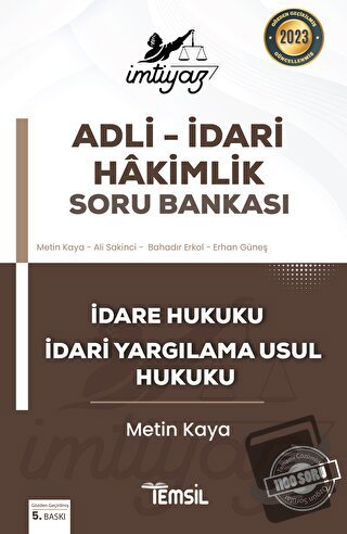 İdare Hukuku Ve Dari Yargılama Usul Hukuku - Metin Kaya - Temsil Kitap