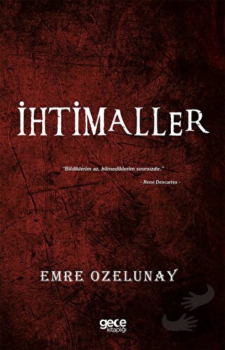 İhtimaller - Emre Ozelunay - Gece Kitaplığı - Fiyatı - Yorumları - Sat