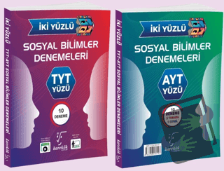 İki Yüzlü TYT AYT Sosyal Bilimler Denemeleri - Kollektif - Karekök Yay