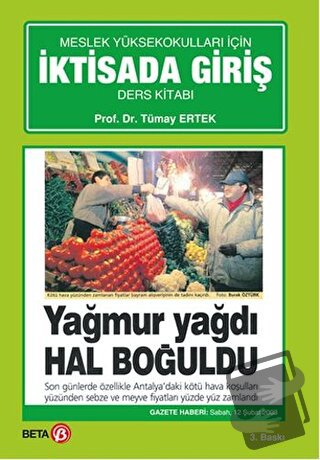 İktisada Giriş - Tümay Ertek - Beta Yayınevi - Fiyatı - Yorumları - Sa